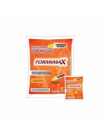 FORMICIDA GRANULADO FORMIMAX EMB. COM 10 PCTE DE 50G (500G)