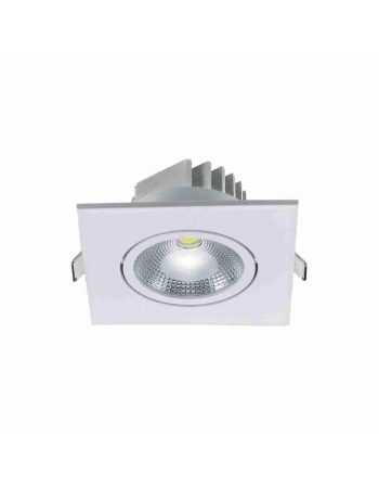 SPOT EMBUTIR LED PEQUENO MR11 3W QUADRADO BRANCO 6400K